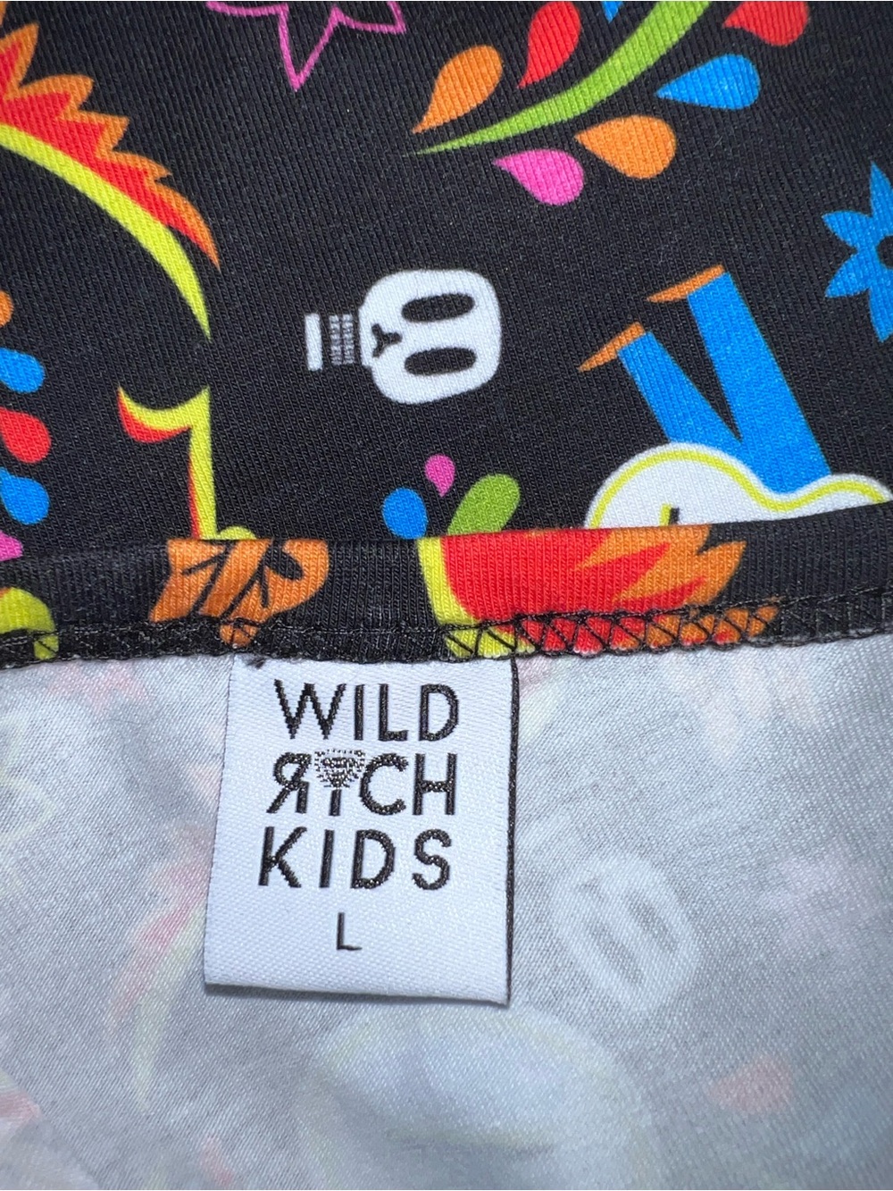 Disney Coco Print Women’s One-Shoulder Top - Wild Rich Kids NWOT - Picture 5 of 5
